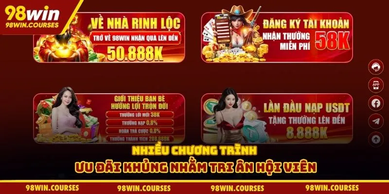 Nhiều chương trình ưu đãi khủng nhằm tri ân hội viên Nhiều chương trình ưu đãi khủng nhằm tri ân hội viên